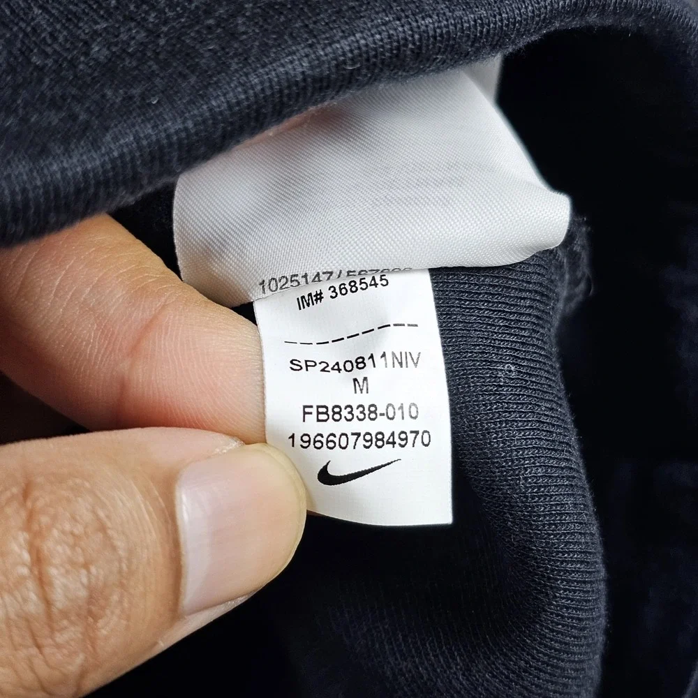 Nike Tech Fleece Hoodie Womens Medium Black Full Zip Windrunner Classic FB8338